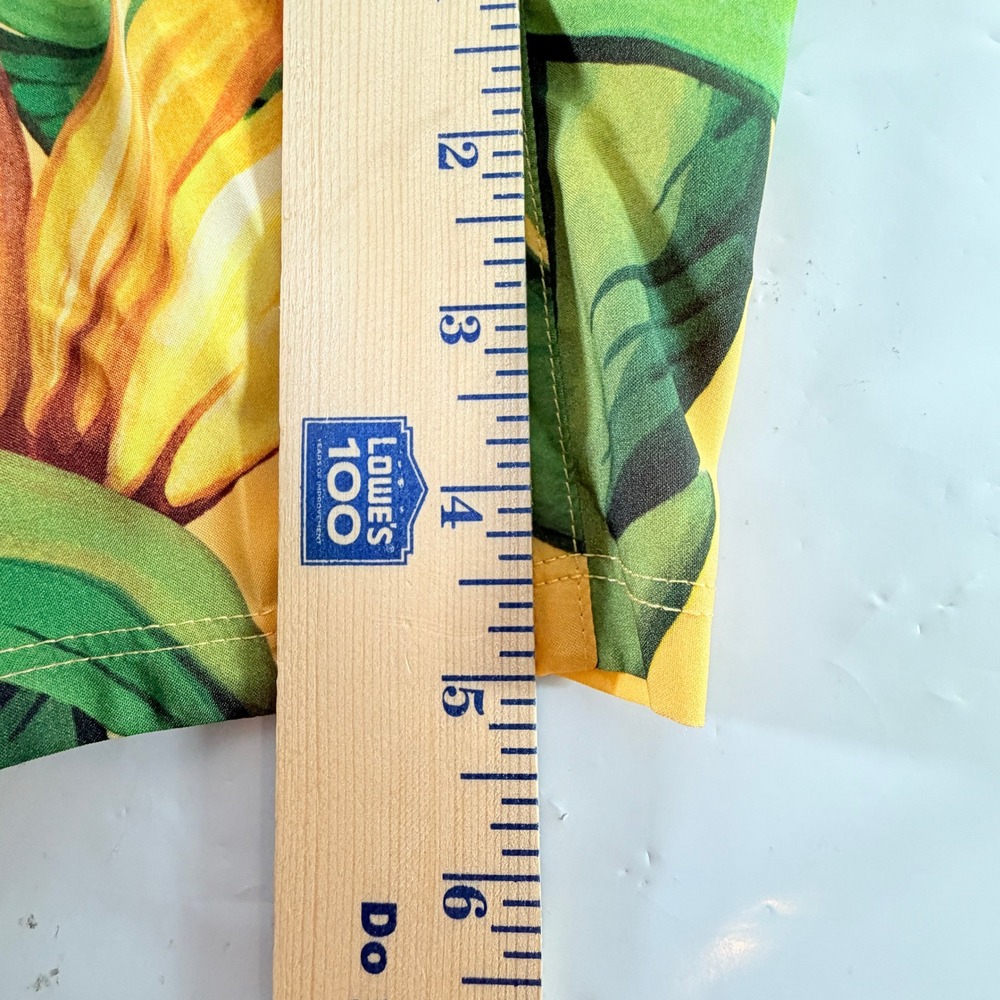 Adidas x Farm Rio Pacer Shorts Yellow Tropical Bird of Paradise S NWT - Picture 5 of 9